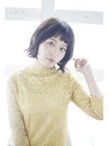 ゴッドハンド 横浜店 外はねニュアンスバルーンボブ◎30代40代50代60代