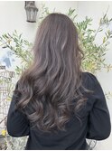 【moca HAIR DESIGN】グレージュにカラーしたロング