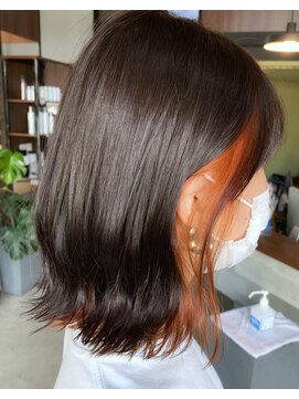 サロン クラッチ クリエイティブ コンセプト(salon CLUTCH creative concept) inner color × orange