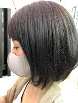 櫛の屋&nbsp;ダークトーン×ブルーアッシュ《ラムネhair ヒサマツマユミ》