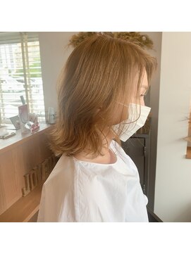 ジョワイユヘアーデザイン(Joyeux) joyeux ナチュラルな外ハネボブ