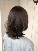 【amule hair】くびれミディアム×ブラウンカラー