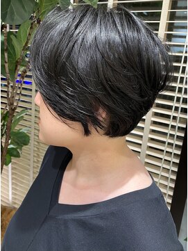 ステアケース 武蔵小杉店(stair:case) 大人ショート/ショートボブ/襟足短め/前髪長め/30代40代50代60代