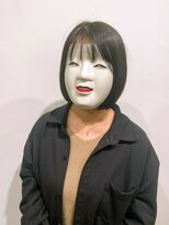 【coma中野】黒髪でも軽やかシースルーボブ
