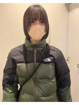 ロティー(loty)&nbsp;【hono】顔周りカットにボブ×ベージュカラー