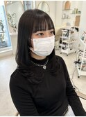 暗髪★レイヤー★レイヤーカット★韓国