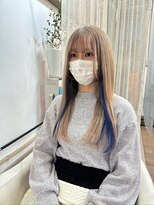 パーティパーティ ヘア(PARTYPARTY hair) ブルーインナープルエクステ/ナチュラルエクステ/プルエクステ