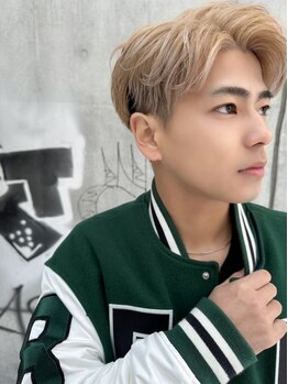 オム ブランシェ(HOMME BLANCHE’)の写真/《札幌/韓国風メンズサロン》ブリーチ/ダブルカラーも間違いなし！理想のカラーで雰囲気を上げる◆
