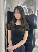 韓国/ハイトーンカラー/ワンホンヘア/レイヤーカット/髪質改善