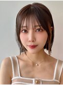 切りっぱなしボブ/縮毛矯正/髪質改善/レイヤーショートボブ