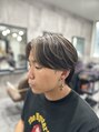 メンズアンダーバーホワイト 南海難波店(Men's _WHITE)&nbsp;コントラストハイライト人気です！