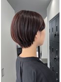 収まりの良い丸みショート