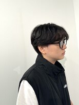 ガーデン タチカワ(garden tachikawa) 【立川メンズ】ニュアンスセンター波巻き刈り上げマッシュ