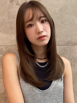 グランド(GRAND) セミロング30代40代ストレートレイヤー前髪なし前髪あり表参道