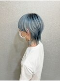 ライトブルーカラー×カット