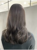 透明感オリーブカラー グレージュカラー【肥田亜沙美】