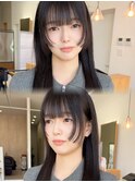 顔まわりカット/姫カット/レイヤー/レイヤーカット/近鉄奈良