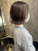 フルアヘッド(FULL A HEAD)&nbsp;透け感カラー◎流行りの切りっぱなしレイヤーボブ