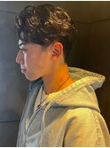 ラルフカール メンズパーマ 黒髪ショート カジュアル【札幌】