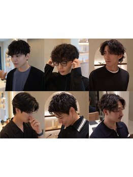 初めてのパーマも《Lunii》にお任せ◇経験豊富なスタイリストがあなたをよりカッコよくするパーマをご提案*