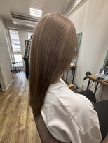 テーラ 八幡宿店(TELA)&nbsp;ロング×ベージュカラー