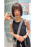 前髪.マルチダボブ.ピンクベージュ.インナーグレージュ/.mood17