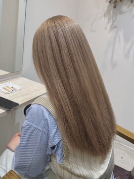 ロテ(LOTE.) 着物ヘア/大人ガーリー/ダークアッシュ/似合わせカット/一宮