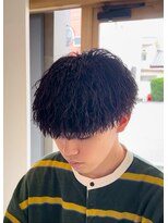 エッジ(EDGE)&nbsp;大分メンズ刈り上げマッシュツイストスパイラルパーマスタイル