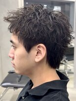 フィフス 原宿(fifth)&nbsp;原宿スパイキーパーマルーズショートメンズカットアップバング