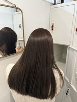 エイチ 梅田(H)&nbsp;フェイスフレーミングルーツカラーネオウルフ天使の羽バングボブ