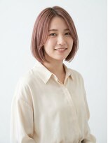 ミーロ 仙台東口(miiro)&nbsp;あご下ボブ顏まわりレイヤー10代20代30代ピンクブラウン