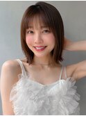 美髪結べるボブ艶感前髪くびれヘアイメチェンくせ毛風カール