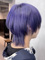 ウールトウキョウ 渋谷(wool TOKYO)&nbsp;ラベンダー/ダークブルー［渋谷/ブリーチ/ダブルカラー/渋谷駅］