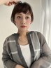 【ヘッドスパ】カット+透明感カラー+ヘッドスパ+Tr ￥15,500 [甲府駅/ボブ]