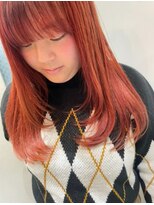 フェリア 渋谷(Feria)&nbsp;【Feria 渋谷】チェリーレッド×レイヤーカット"Tsuyuki"