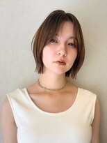 ベル 新宿(Belle) 【大人透明感】外ハネボブ/くびれボブ/ベージュカラー