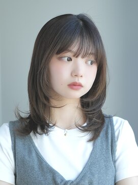 インセプション 銀座(INCEPTION) ミディアムレイヤー・ボブ/絶壁解消/20代/３０代/長め