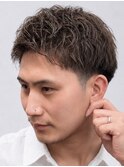 ツーブロックショート