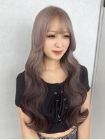 ソメルン 秋葉原&nbsp;秋葉原で叶える夏のグレージュロングヘア