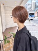 横浜駅ベリーショート／30代40代50代髪型丸みショート
