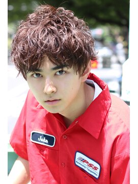 ネイビー(NAVY) 夏髪自由自在！ラフマットパーマ