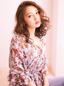 エレノア 梅田店(Eleanor) 20代30代◎小顔 無造作カール ボブディ くびれセミディ 梅田