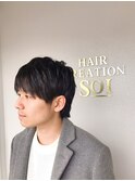 ミディアムメンズカット