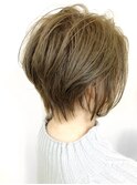 【パーマ】収まるデジパーショートボブ
