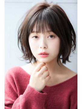 リル 8F 銀座(Rire) 【Rire-リル銀座-】ひし形シルエットちょっと長めのエアリーボブ