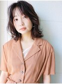ニュアンスソフトウルフレイヤー_アッシュブラウン_6713