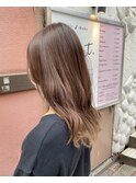ミルクティブラウン_ココアブラウン,フリンジウェーブ