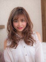 オーブ ヘアー ブランコ 久米川店(AUBE HAIR Blanco)&nbsp;シースルーバング☆ゆるふわロングスタイル