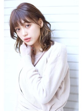 ウィーブス セタガヤ(weaves -SETAGAYA-) インナーカラー × イエローアッシュ【weaves-SETAGAYA】