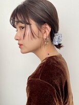 ケーツー あべのキューズモ－ル店(K-two)&nbsp;[K-two]シースルーバング ボブ テラコッタ[天王寺/阿倍野]